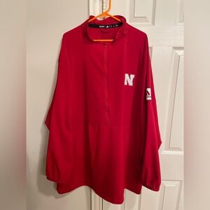 Adidas Bold Red Jacket—Nebraska 4XL